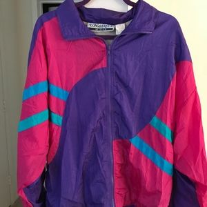 80s/90s neon windbreaker